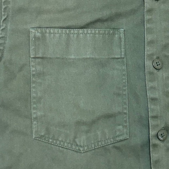 Dickies Green Button Down Shirt - Picture 8 of 15